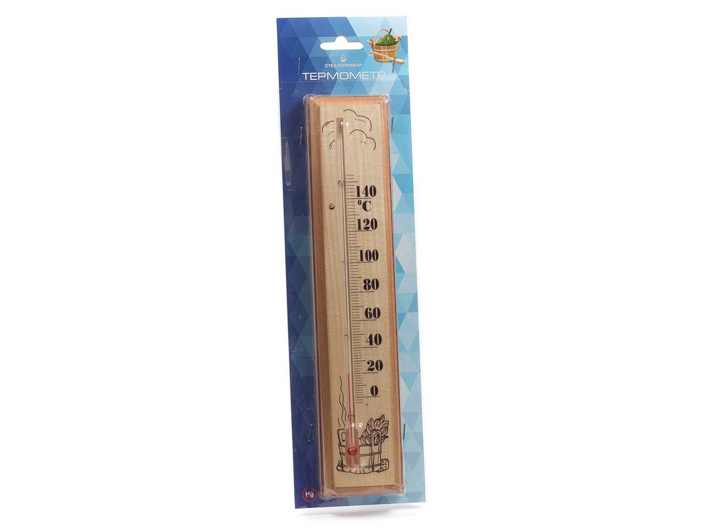 Термометр для сауны в деревянном корпусе 30*6 см от 0°c до + 150°c (арт. 300110, код 680134), Арт.98677 - фото
