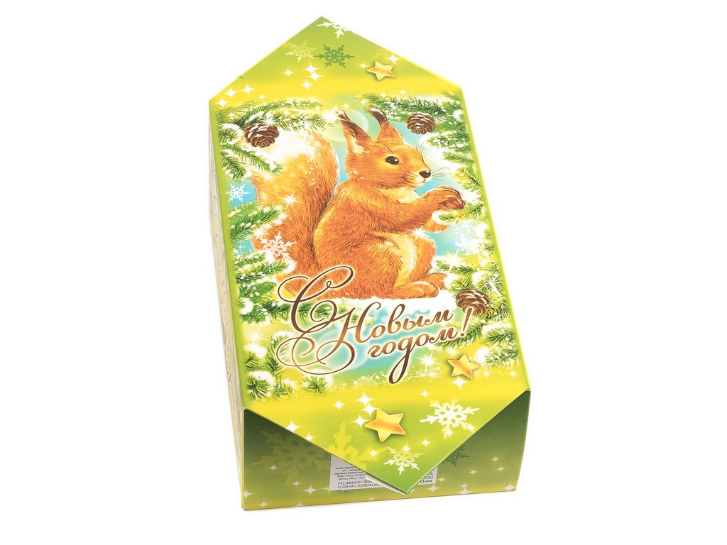 Коробка для новогоднего подарка картонная в виде конфеты 22*14*8 см (арт. 10712903, код 237494),  Арт.99451 - фото