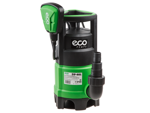 Насос погружной для загрязненной воды ECO DP-601, 600 Вт (600 Вт, 10500 л/ч, 7 м) Арт.DP-601