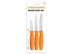 Набор ножей малых 3 шт. оранжевый Functional Form Fiskars (1014272) (FISKARS) - фото