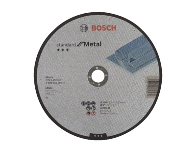 Круг отрезной 230х3.0x22.2 мм для металла Standart BOSCH Арт.2608603168