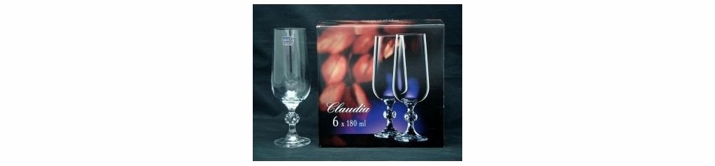 Набор бокалов CLAUDIA для шампанского  6 шт.180 мл  Арт.1651