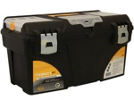Ящик для инструмента пластмассовый ГЕФЕСТ 21 мет.замки ( с коробками) (М2943) - фото