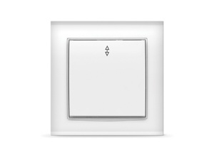 Выключатель 1 клав. проходной (скрытый) белый, Бриллиант, UNIVersal Арт. 7947373 - фото