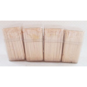 Набор зубочисток деревянных 300 шт. в пластмассовой подставке 4 шт. Арт. 36260 - фото