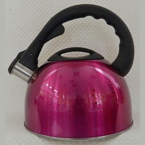 Чайник металлический со свистком и пластмассовой ручкой 2,5 л  Арт. 60483