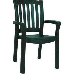 Кресло пластиковое Анкона зеленое