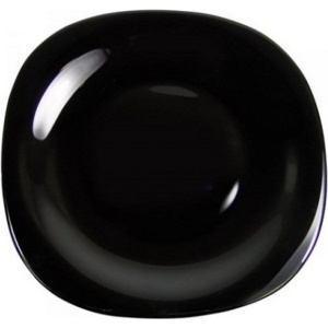 Тарелка десертная стеклокерамическая ''Carine Black'' 19 см Арт.74460 - фото