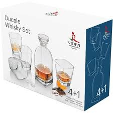 Набор для виски DUCALE 1 графин и 4 стакана Арт.68097M