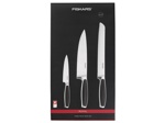 Набор ножей 3 шт. (нож кухонный 21 см, нож для овощей 12 см, нож для хлеба 23 см) Royal Fiskars (1016464) (FISKARS) - фото