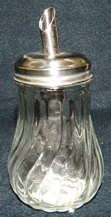Сахарница с дозатором стекло/металл 200 мл Арт.62616 - фото